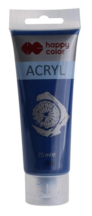 Farba akrylowa 75ml granatowy HAPPY COLOR, GDD