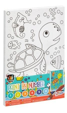 Malowanie po numerach Żółw, Grafix