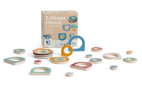 Drewniana gra Dopasuj wzór, BS Toys