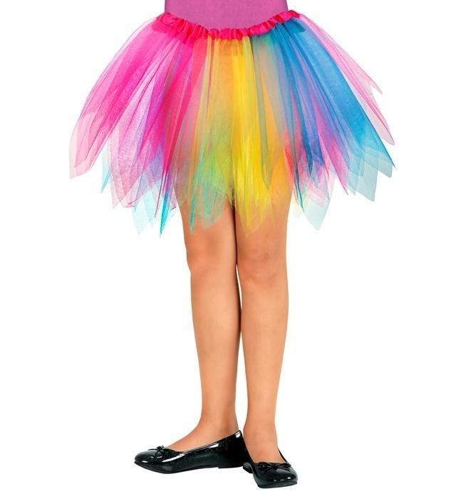 Tęczowa spódniczka baletnicy tutu, Widmann