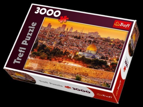 Puzzle 3000 Dachy Jerozolimy TREFL, Trefl