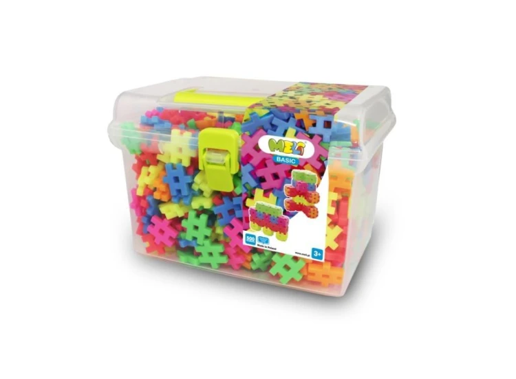 Klocki Meli Basic Neon Travel Box 500szt, Meli