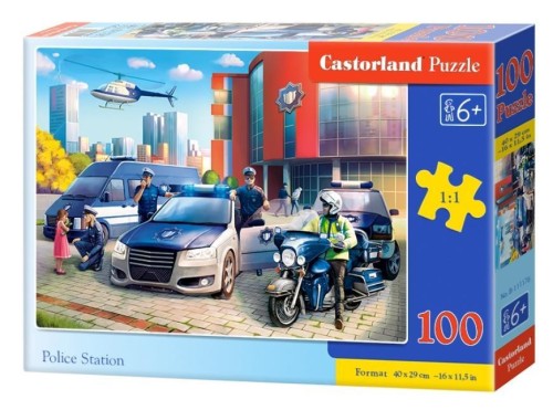 Puzzle 100 Police Station CASTOR, Castorland