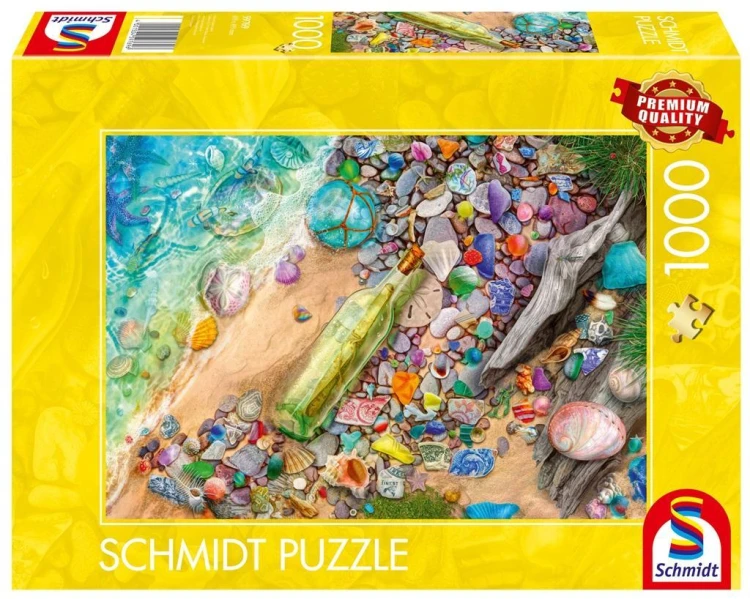 Puzzle PQ 1000 Skarby z plaży G3, Schmidt