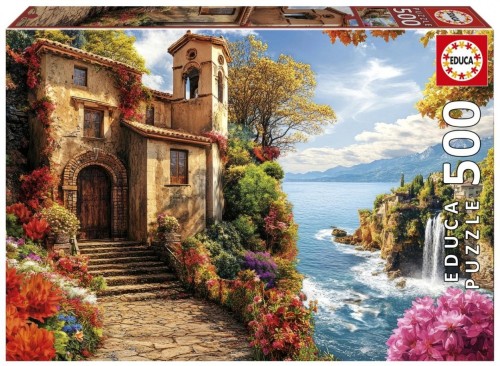 Puzzle 500 Willa nad morzem, Educa