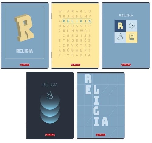 Zeszyt A5/60K kratka Religia (10szt) HERLITZ