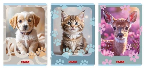 Zeszyt A4/32K linia Animals (10szt) HERLITZ