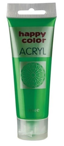 Farba akrylowa 75ml zielona HAPPY COLOR, GDD