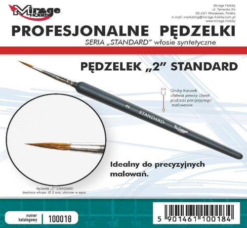Pędzelek standard 2, Mirage Hobby