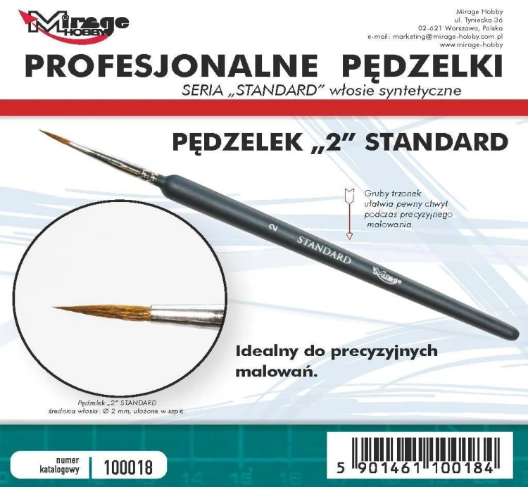 Pędzelek standard 2, Mirage Hobby