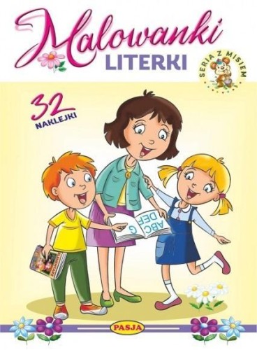Malowanki literki. Seria z misiem, praca zbiorowa