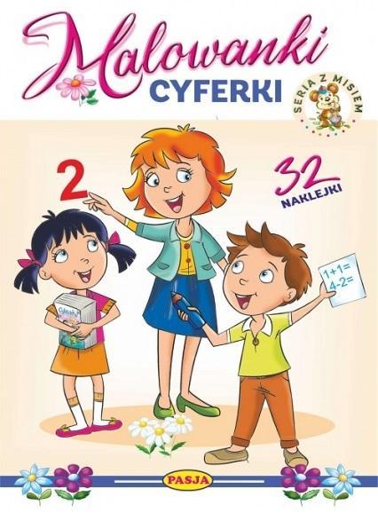 Malowanki cyferki. Seria z misiem, praca zbiorowa
