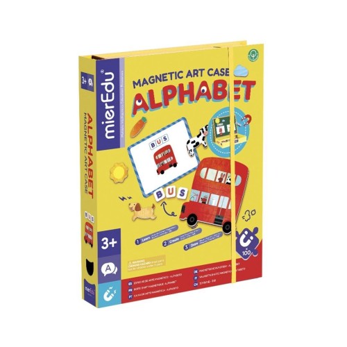 Puzzle magnetyczne Art Case - Alfabet, mierEdu