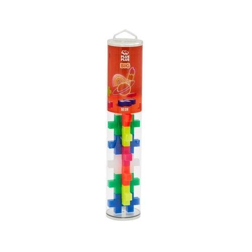 Klocki Plus-Plus Tuba Neonowa 15el, Plus-Plus
