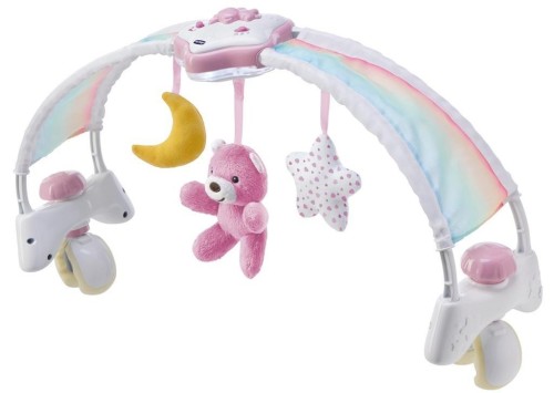 Panel na łóżeczko Rainbow sky różowy, Chicco