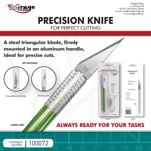 Nożyk modelarski Precision Knife 5szt