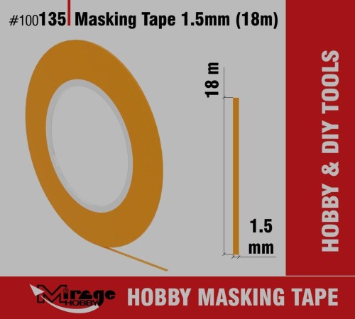 modelarska taśma maskująca 18m