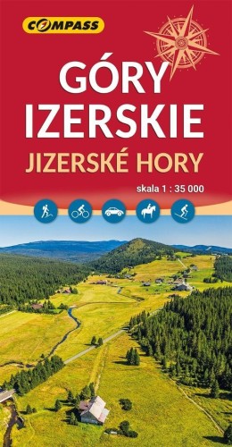 Mapa - Góry Izerskie, praca zbiorowa