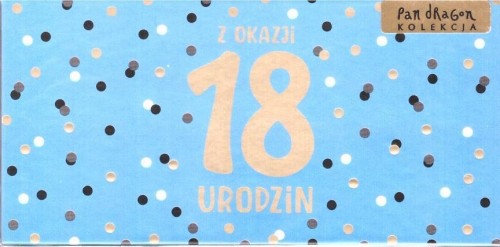Pudełko prezentowe Urodziny 18, Pan Dragon