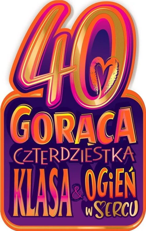 Kartka okolicznościowa Urodziny 40