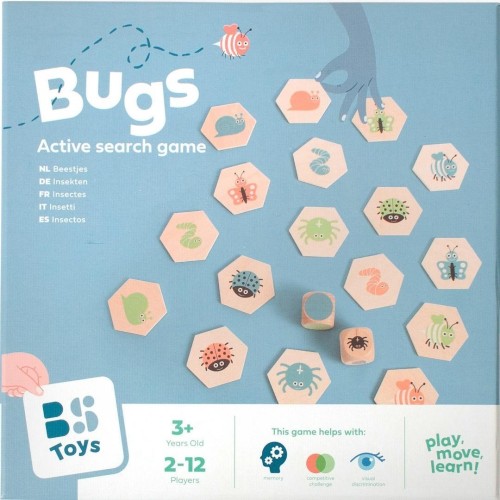 Znajdź robaczka memo 4w1, BS Toys