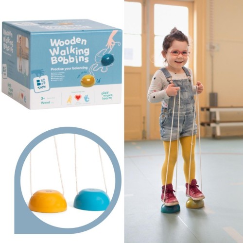 Drewniane szczudła - nauka równowagi i koordynacji