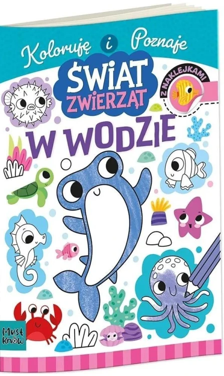 Kolorowanka a4 świat zwierząt - w wodzie