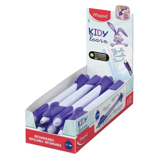 Długopis wymazywalny Kidy Learn (12szt) MAPED