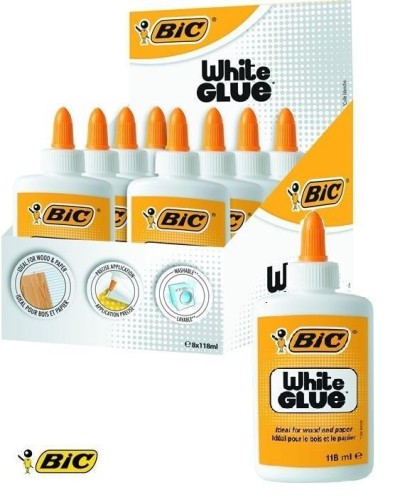 Klej WHITE GLUE 118ML (8szt) BIC, BIC
