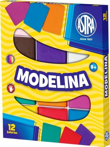 Modelina 12 kolorów ASTRA, ASTRA papiernicze