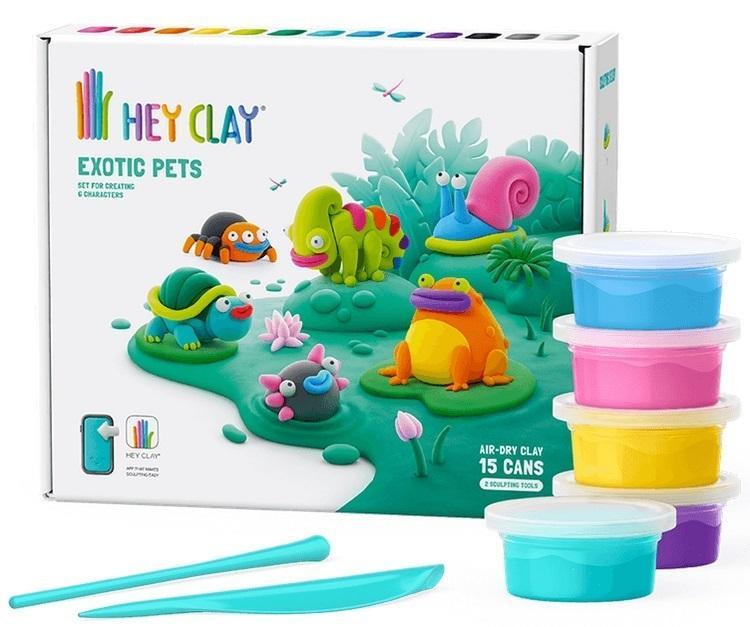 Hey Clay - Egzotyczne zwierzęta, TM Toys