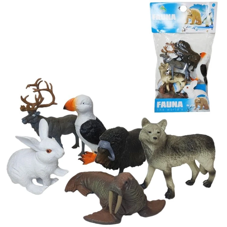 Zwierzęta polarne arktyczne 6szt, Trifox