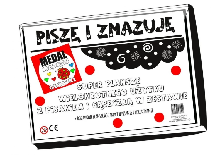 Piszę i zmazuję. Super zestaw dużych plansz...
