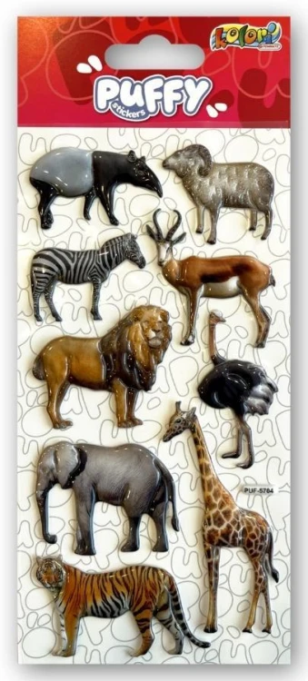 Naklejki puffy Wild Animals PENMATE, Penmate