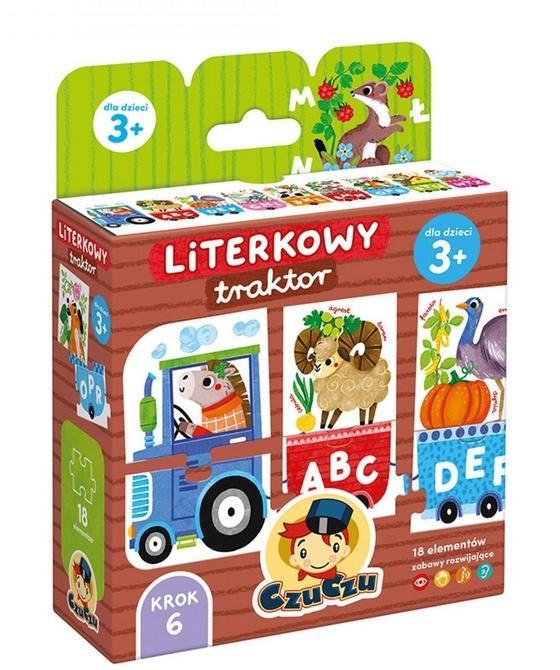 CzuCzu Literkowy traktor 3+, Bright Junior Media