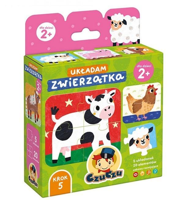 CzuCzu Układam Zwierzątka 2+, Bright Junior Media