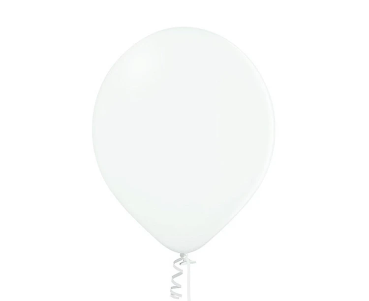Balony białe pastel 25szt