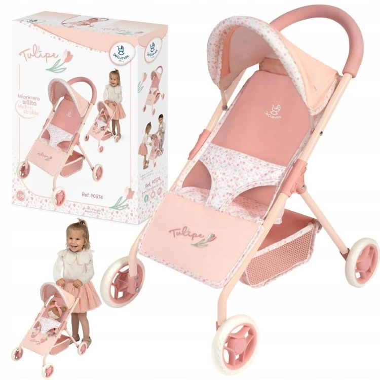 Wózek dla lalek spacerowy Tulipe, DeCuevas Toys