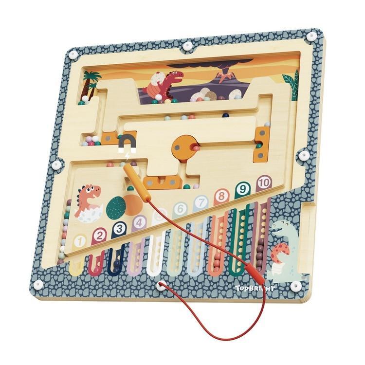 Jaja dinozaura - Labirynt magnetyczny, TopBright