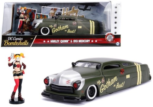 Jada DC Harley Quinn 1951 mercury 1:24, Jada