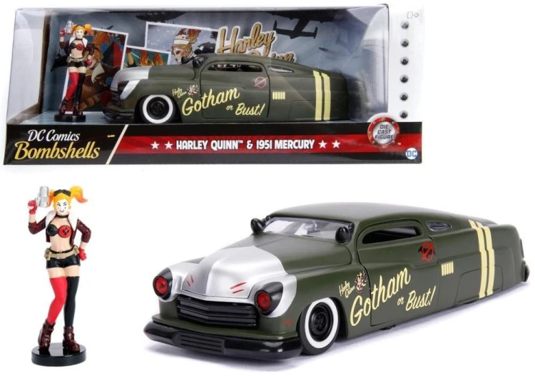Jada DC Harley Quinn 1951 mercury 1:24, Jada