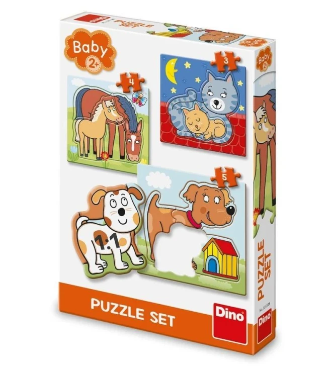 Puzzle Baby Zwierzęta w gospodarstwie 3-5el