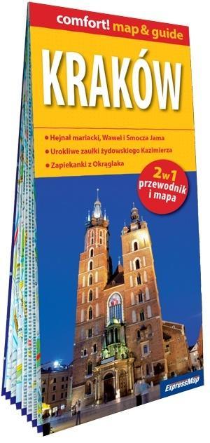 Kraków laminowany map&guide 2w1