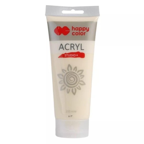 Farba akrylowa 200 ml ivory HAPPY COLOR, GDD