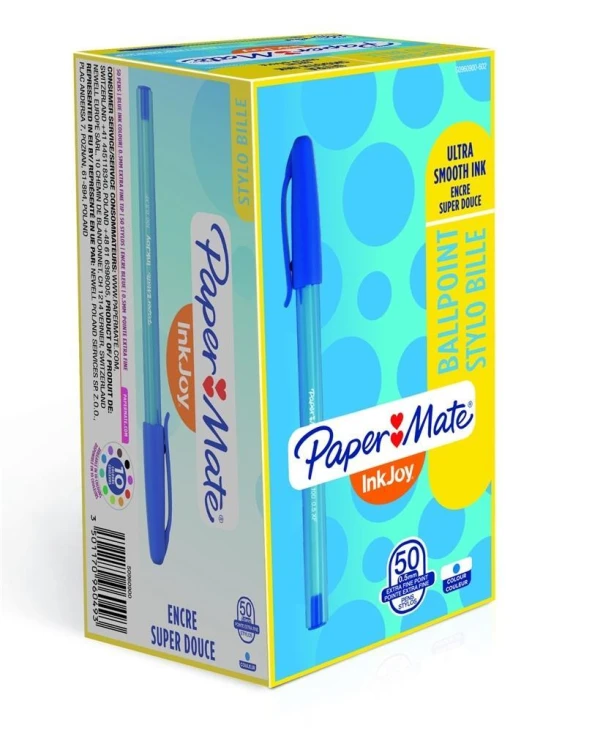 Długopis InkJoy niebieski (50szt), Paper Mate