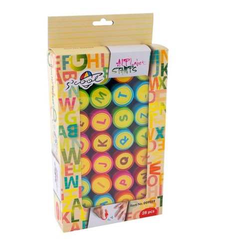 Pieczątki S'cool set literki LEVIATAN, LEVIATAN