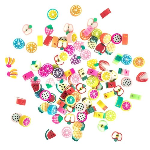 Koraliki polimerowe juicy fruits 100szt