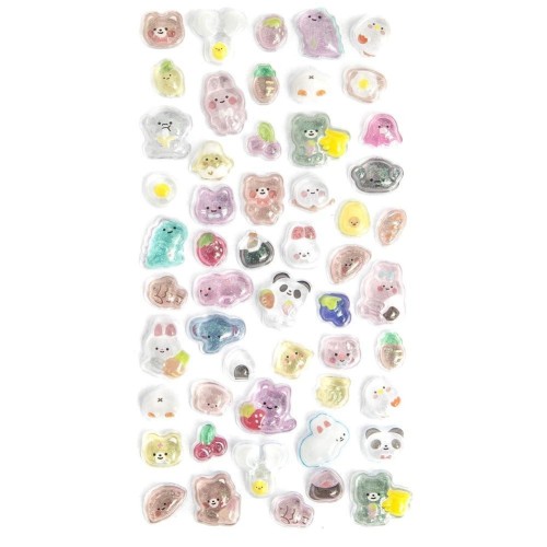 Naklejki candy drops kaleidoscopic 53szt