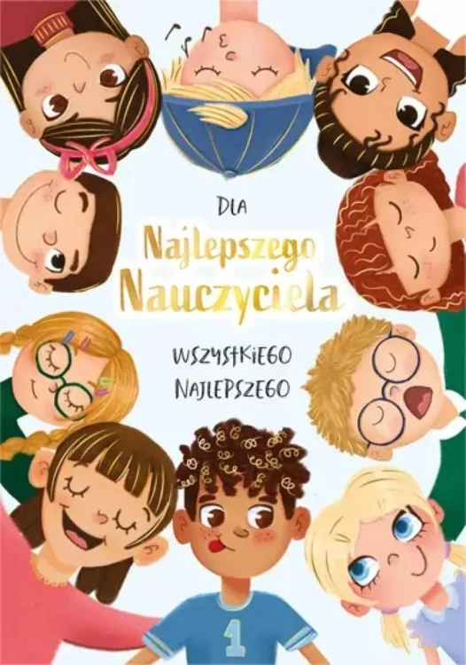 Karnet B6 Najlepszy nauczyciel - dzieci
