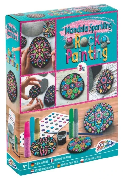 Malowanie naskalnie Mandala, Grafix